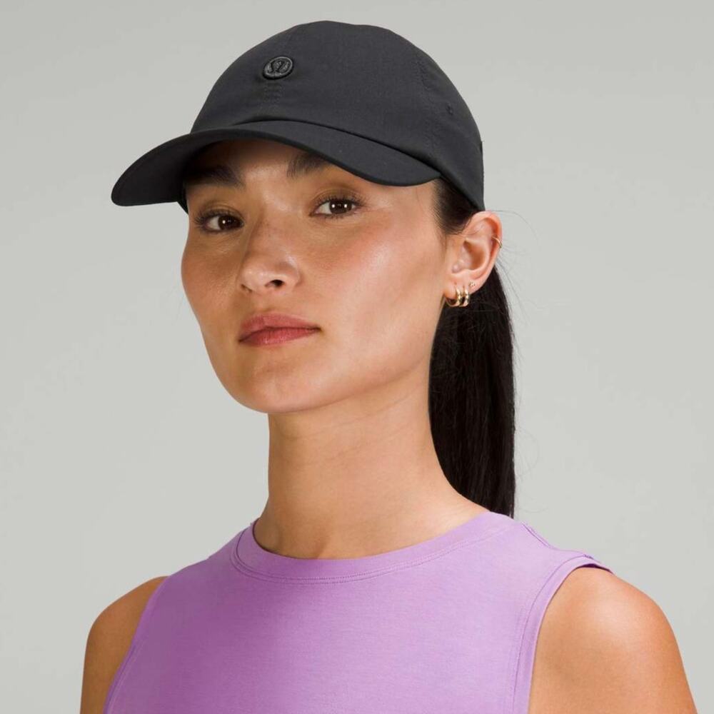 Lululemon Women's Baller Baseball Hat Soft Logo Adjustable In Black One Size
